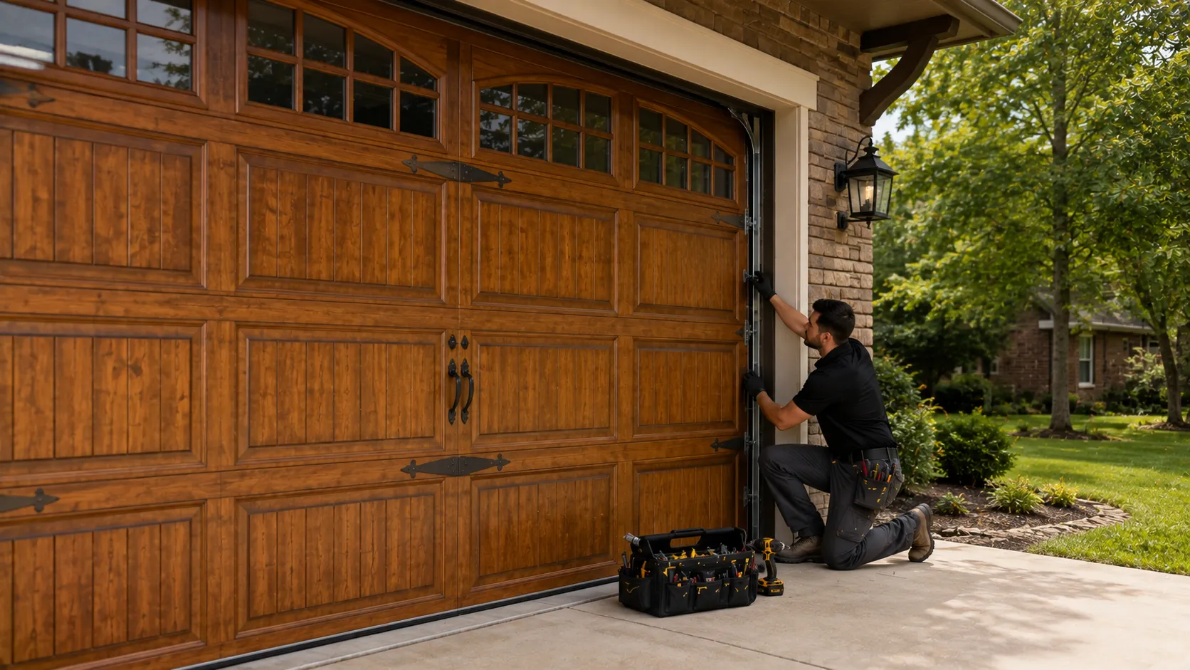 Garage Door Service for Kearney's Newer Housing Stock