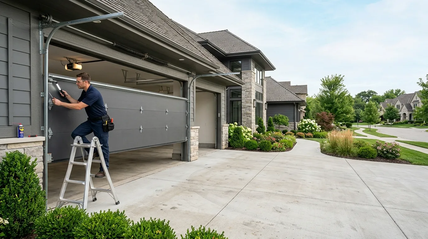Repaired & tested - Kansas City garage door service